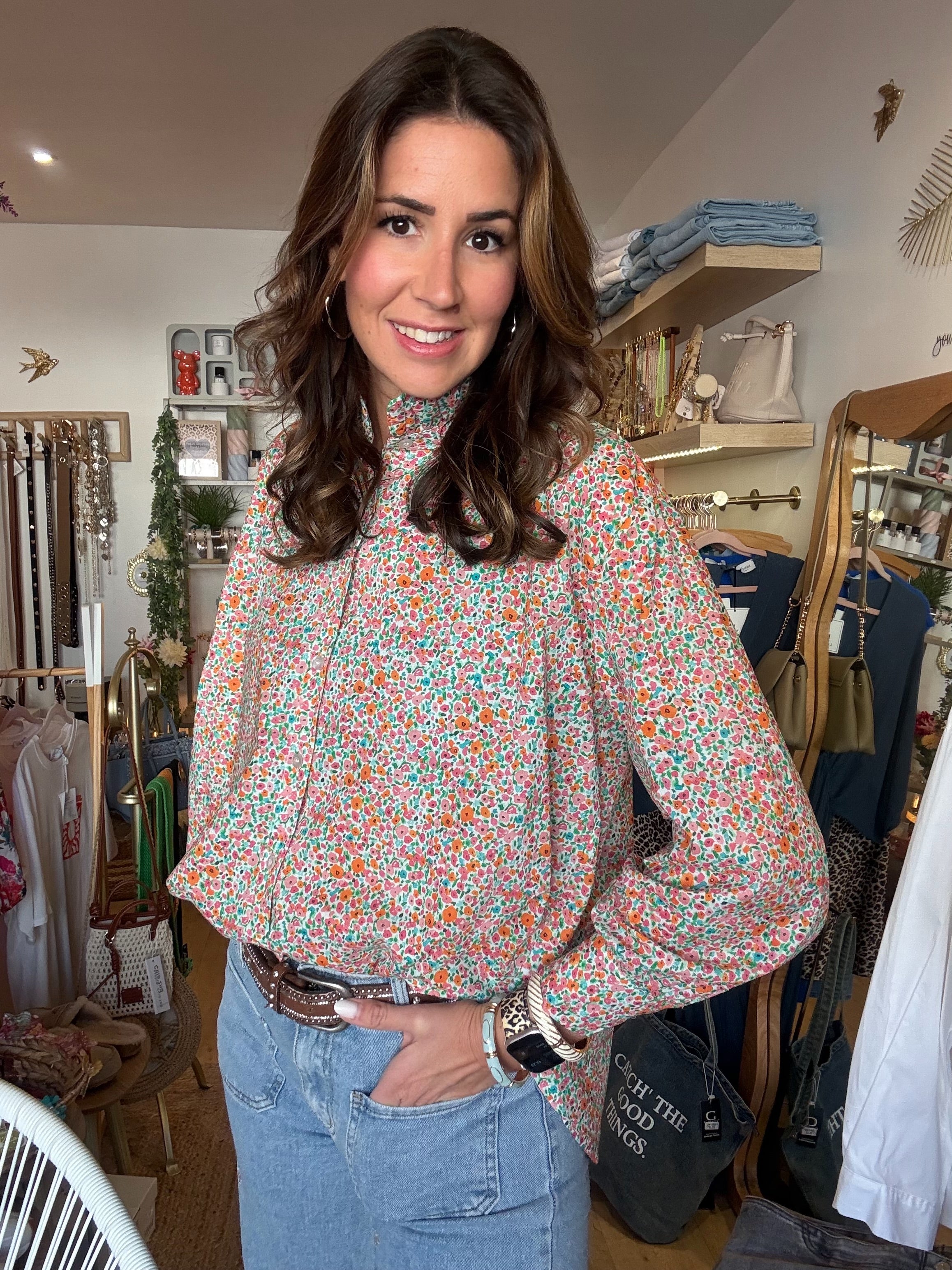 Chemise Fleurie