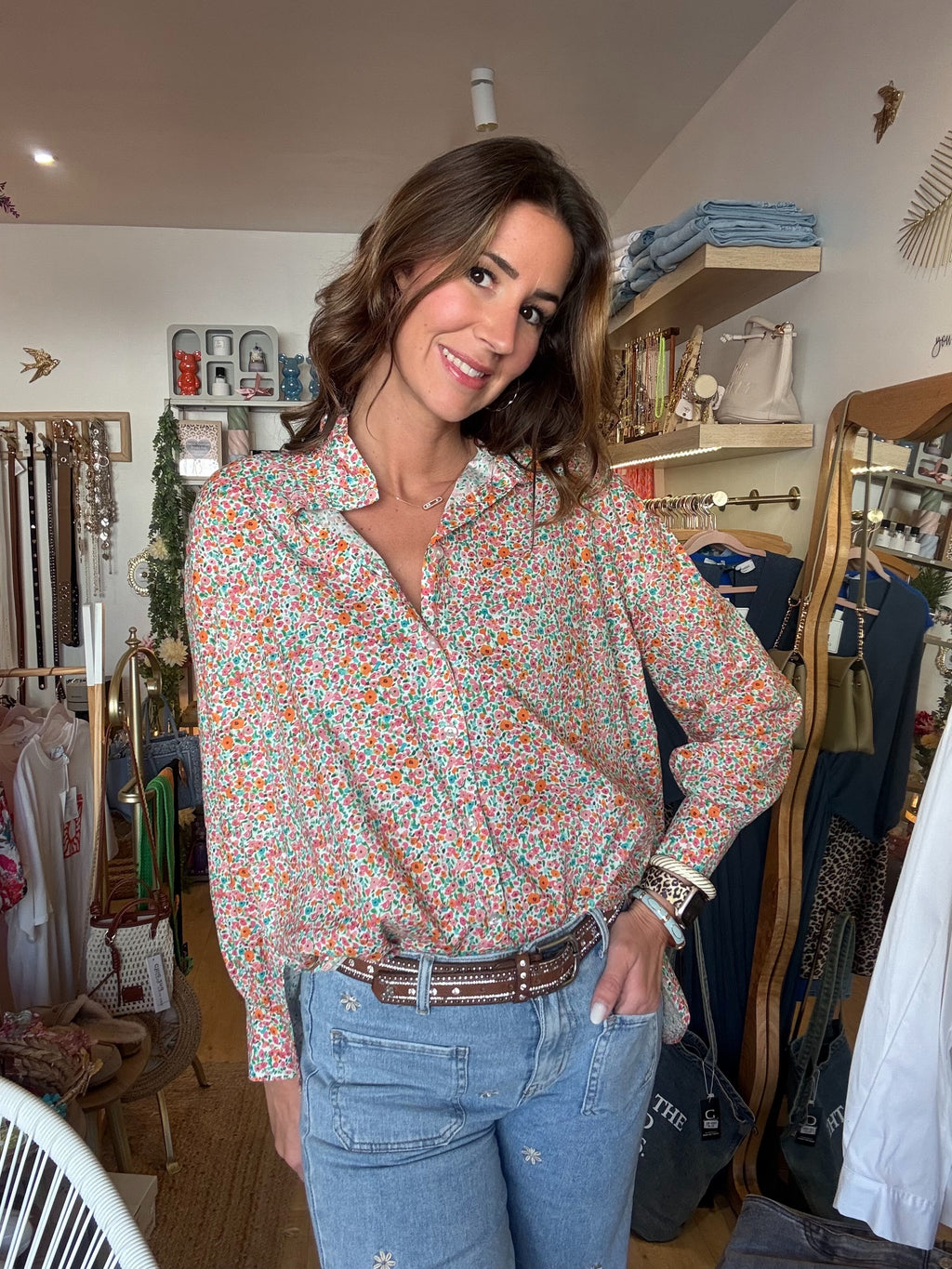 Chemise Fleurie