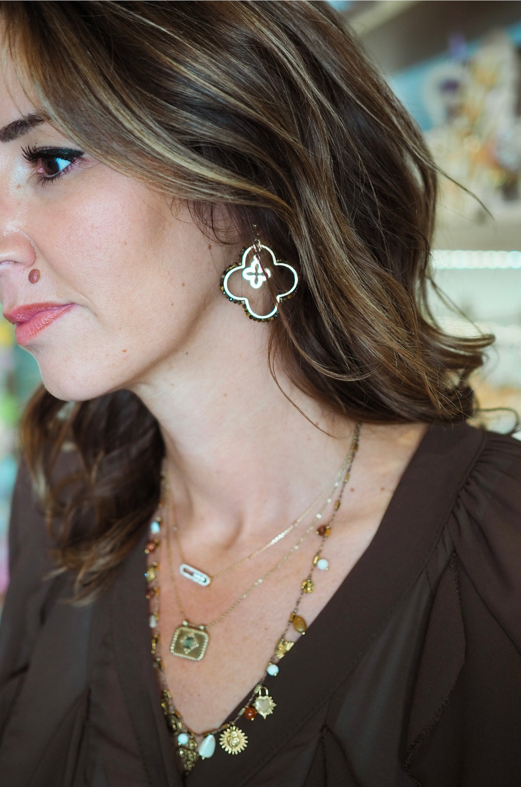 Boucles d’oreilles Perles