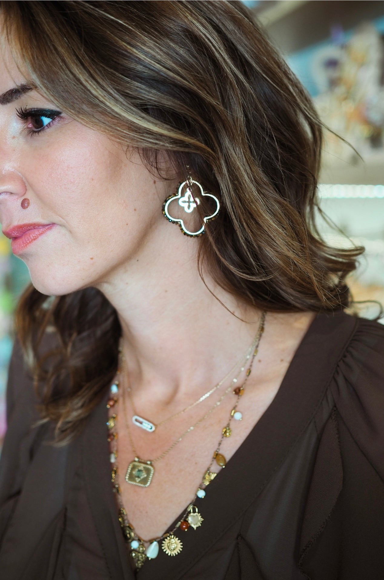 Boucles d’oreilles Perles