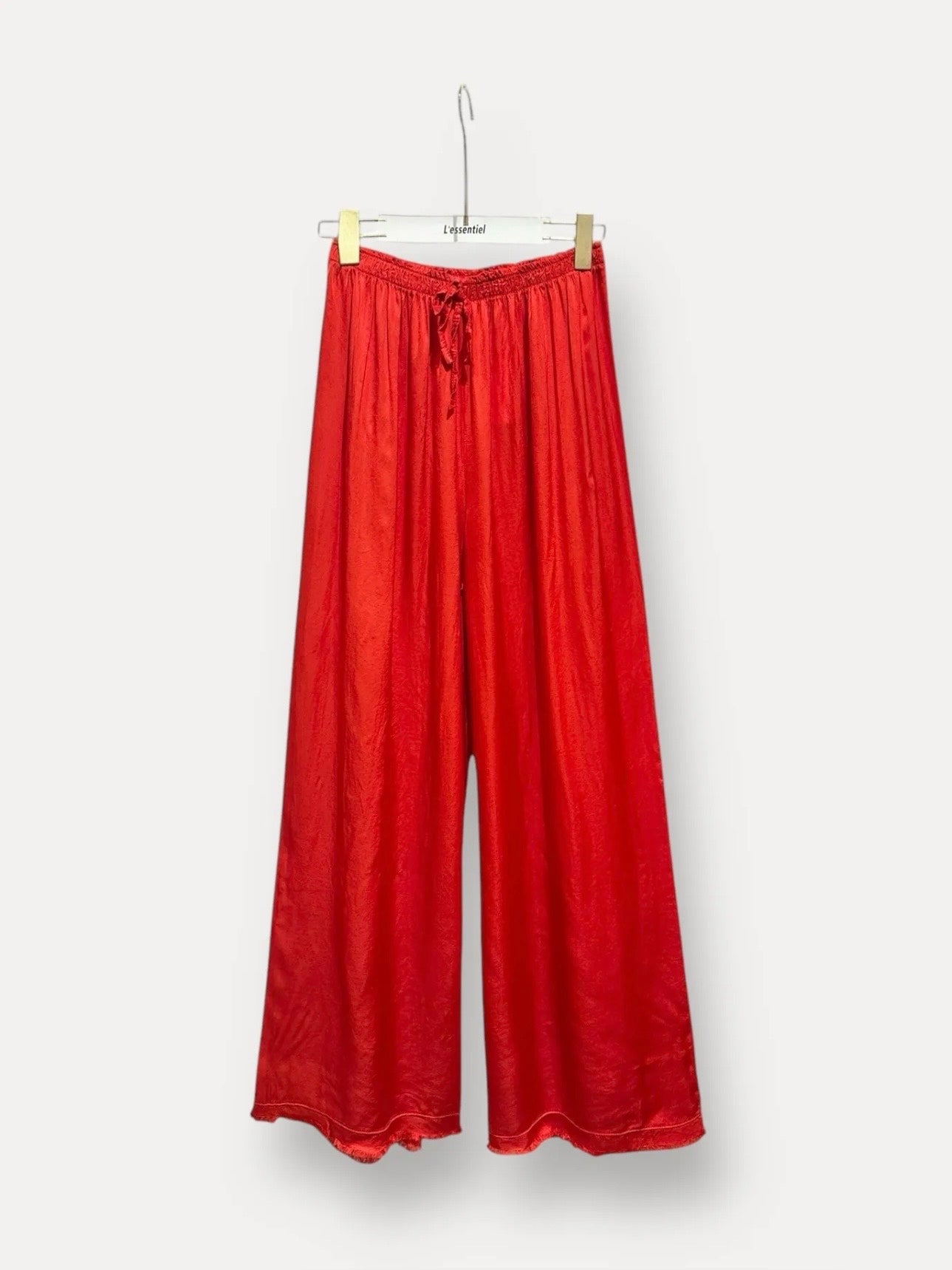Pantalon fluide Rouge