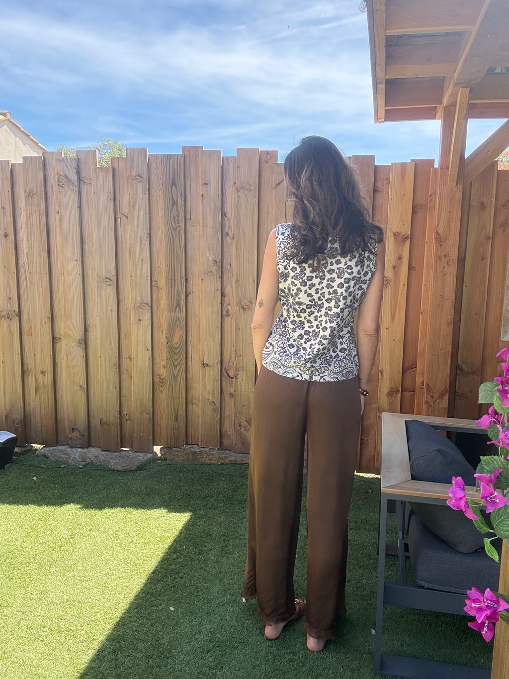 Pantalon fluide Chocolat