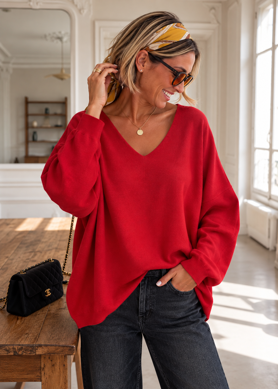 Pull ICONIC Rouge