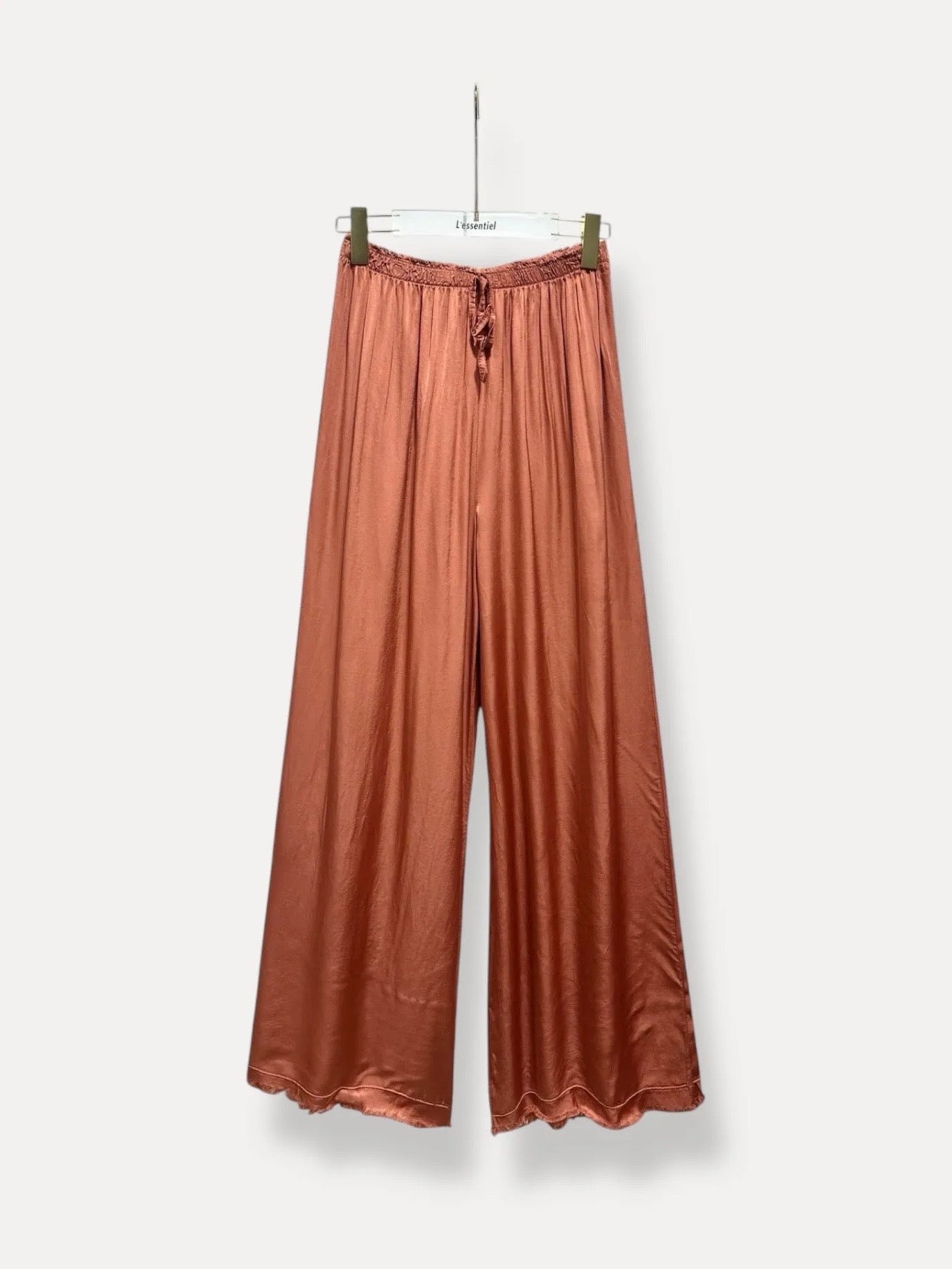 Pantalon fluide Terracotta
