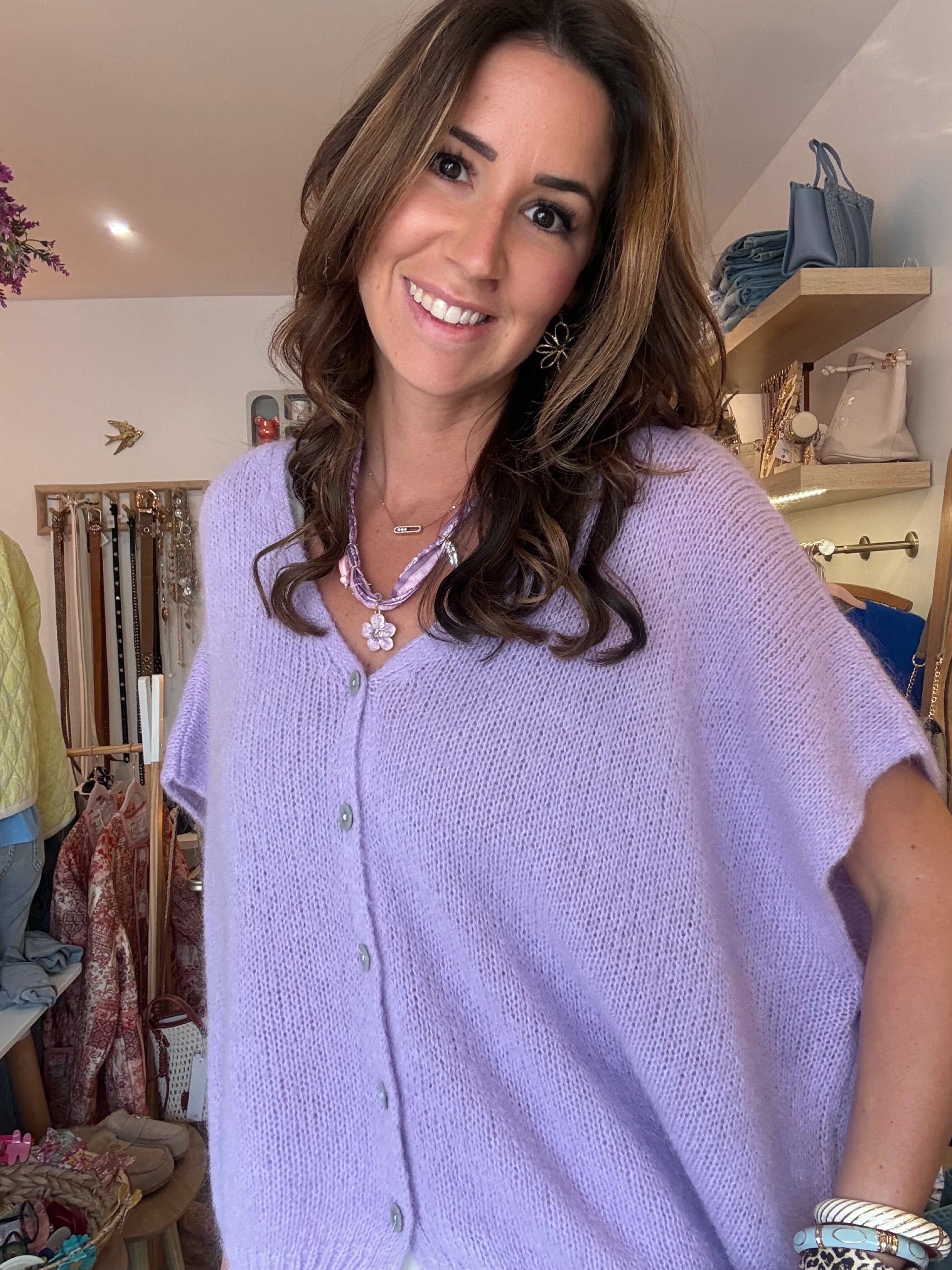 Gilet Mauve