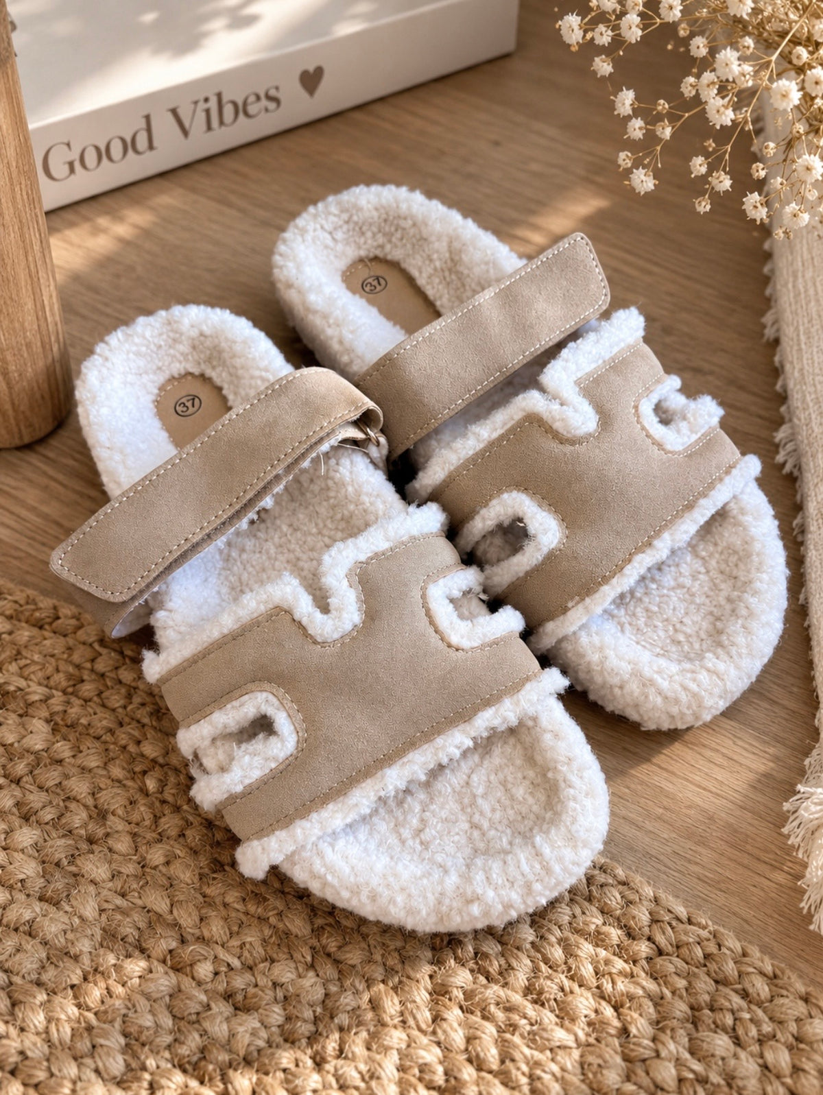 Mules fourrées