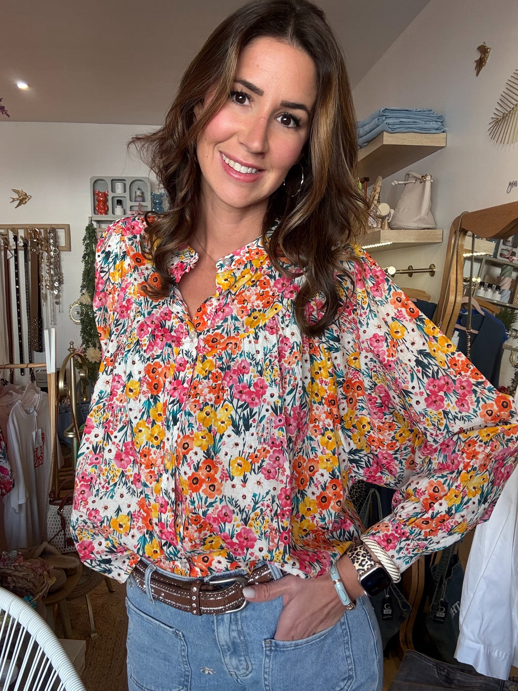 Blouse Floral
