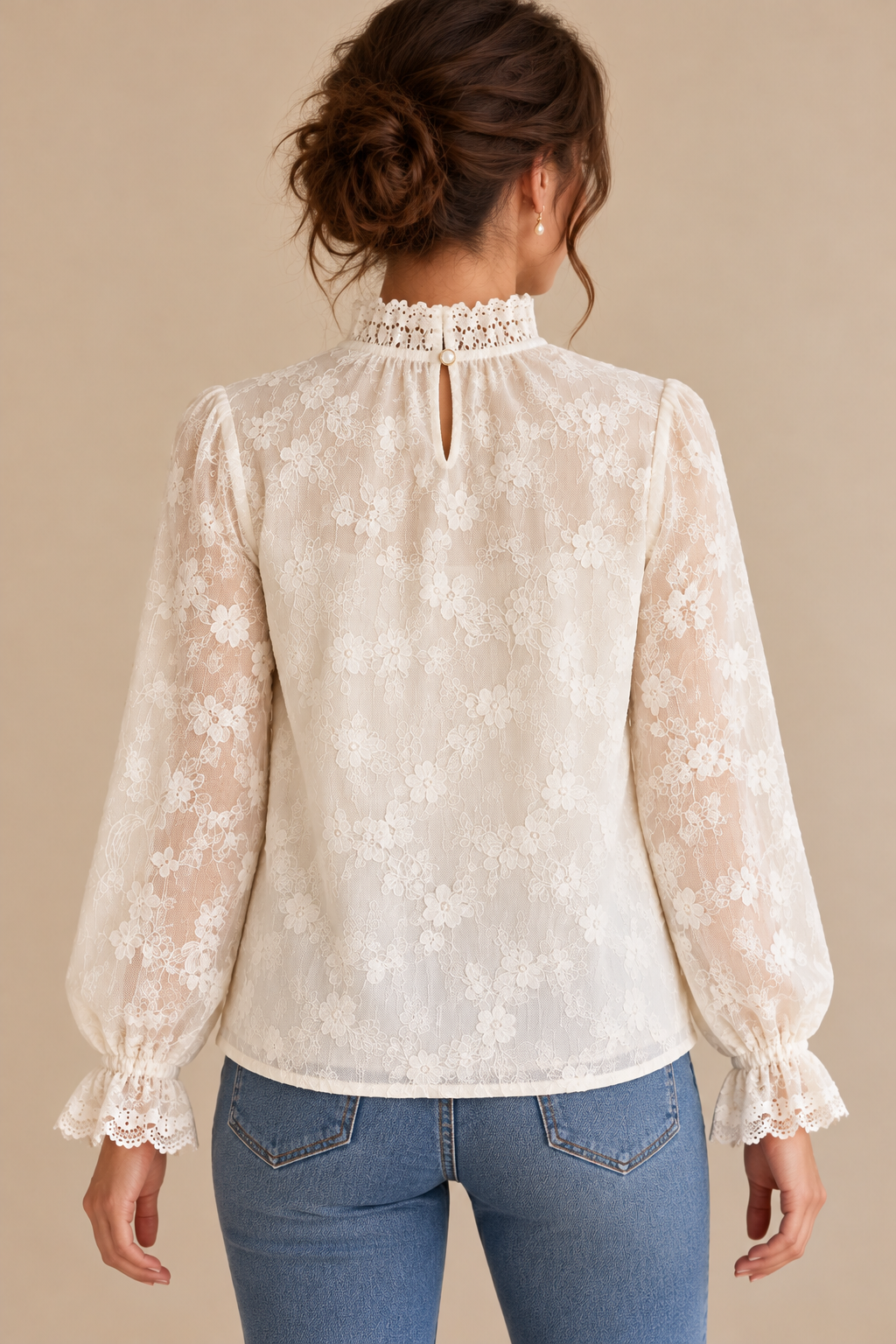 Blouse volantée