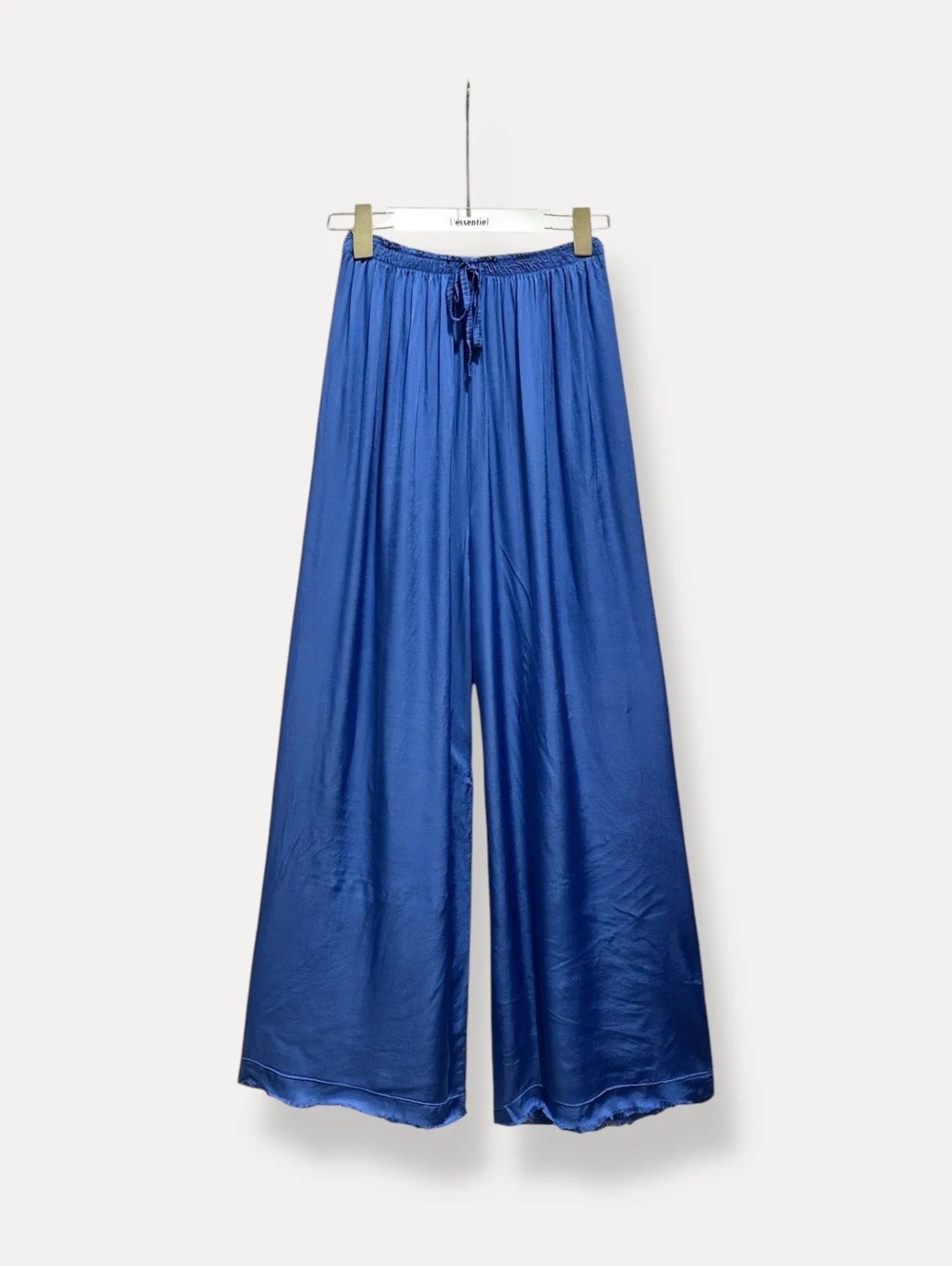 Pantalon fluide Bleu Royal