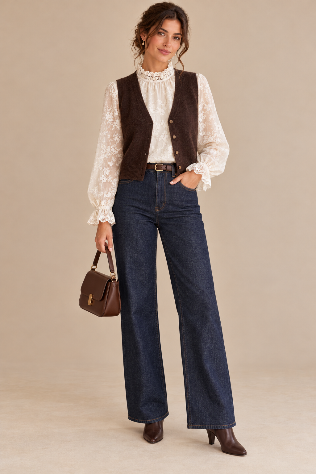 Blouse volantée