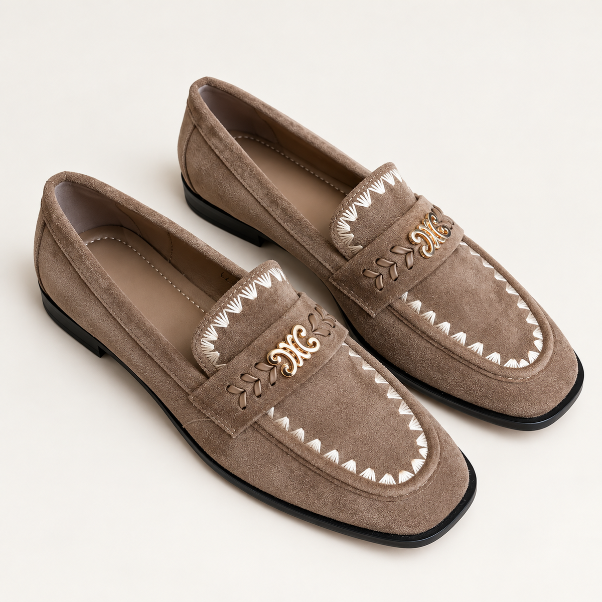 Mocassins brodés