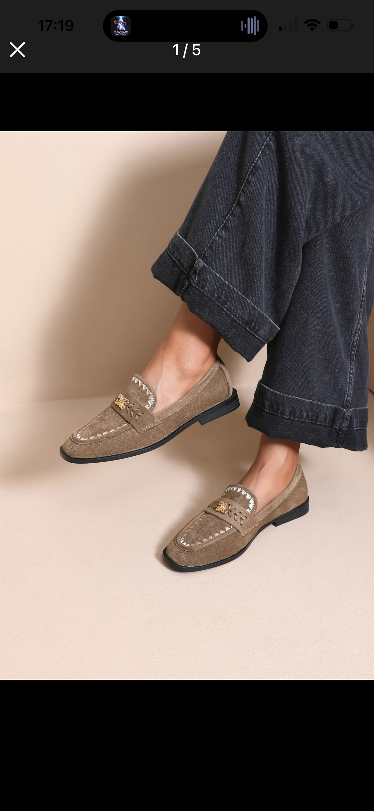 Mocassins brodés