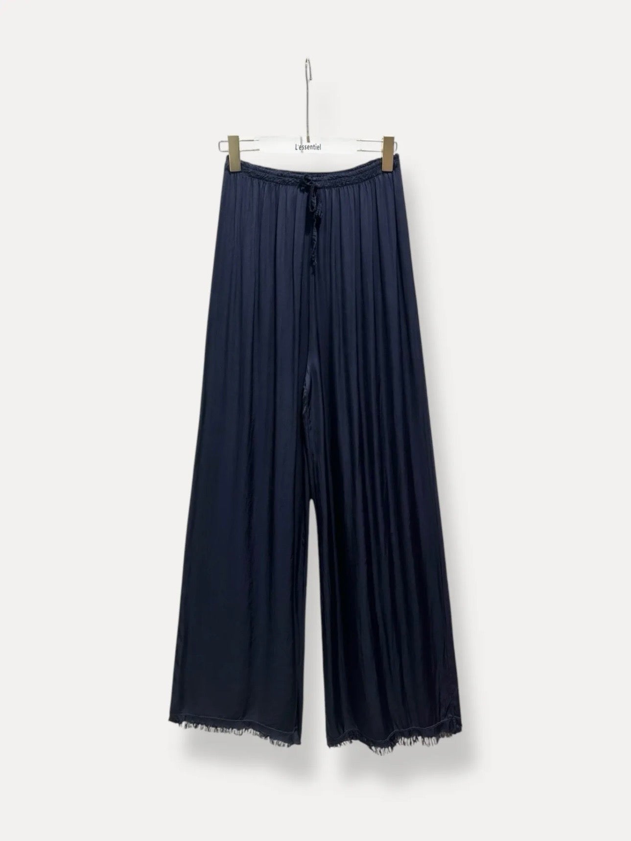 Pantalon fluide Bleu Nuit