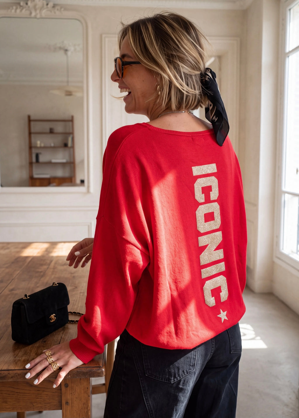 Pull ICONIC Rouge