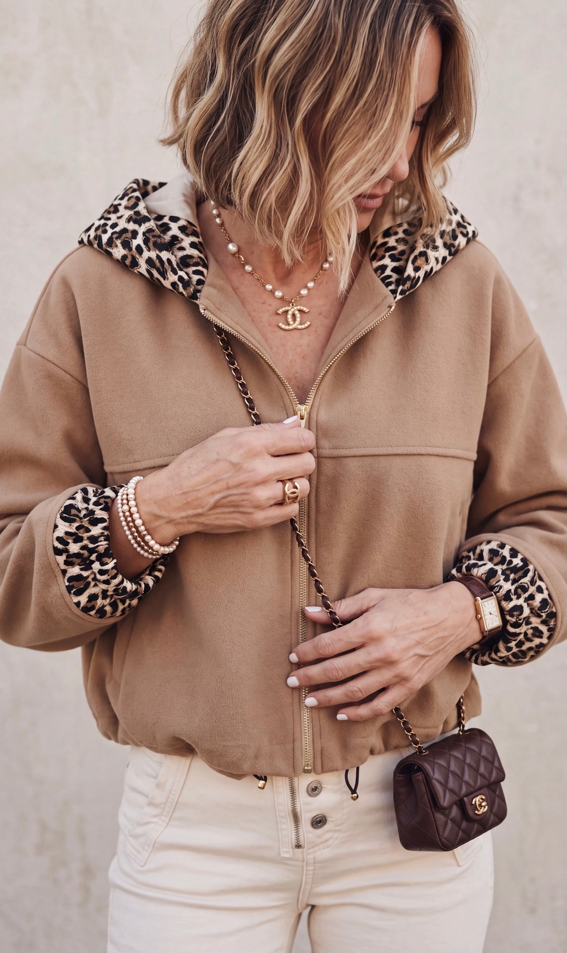 Veste Léo Camel