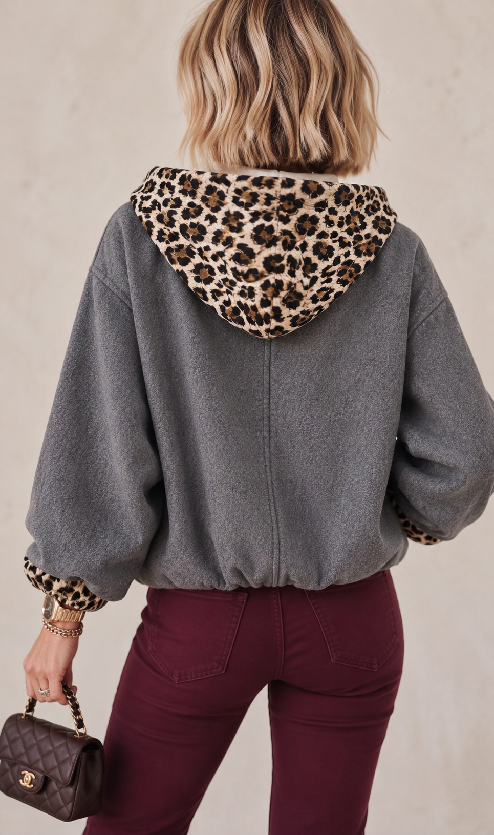 Veste Léo Grise